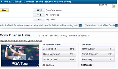 golf betting system uk|golf predictions this week.